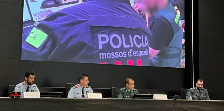 Mossos i Guàrdia Civil expliquenb l'operació contra l'estafa amb criptomonedes més gran d'Europa.