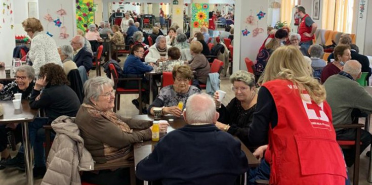 Una de les sortides solidàries organitzades per la Creu Roja.