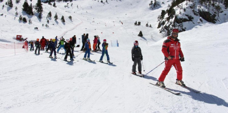 Un dia d’esquí escolar a Arcalís.