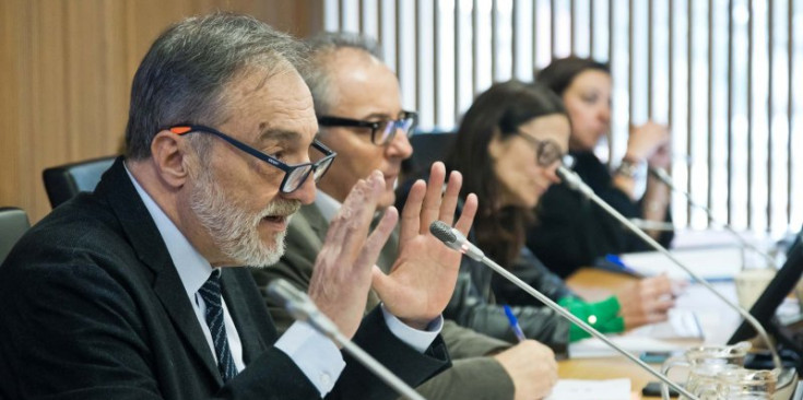 El raonador del ciutadà, Marc Vila, durant la compareixença davant el Consell General, ahir.