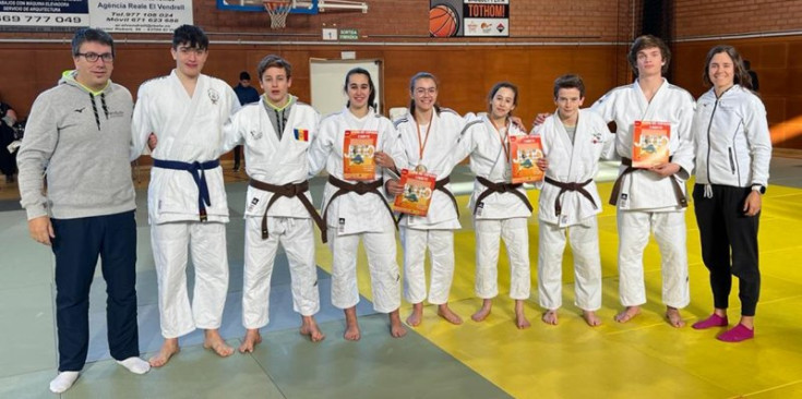 L'equip cadet de la Fandjudo al Campionat d'Espanya.
