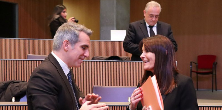 El nou ministre de Finances, César Marquina, ahir al Consell General.