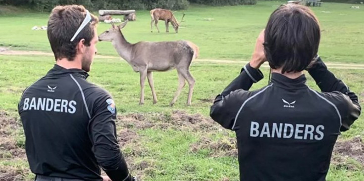 Imatge d'arxiu de dos membres del Cos de Banders.