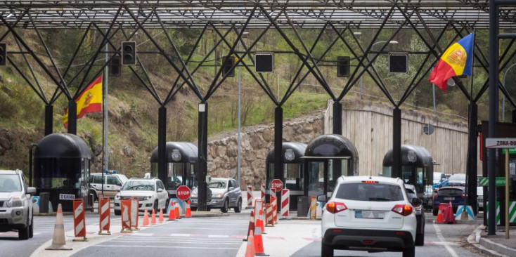 Foto d'arxiu de la frontera d'Andorra amb Espanya