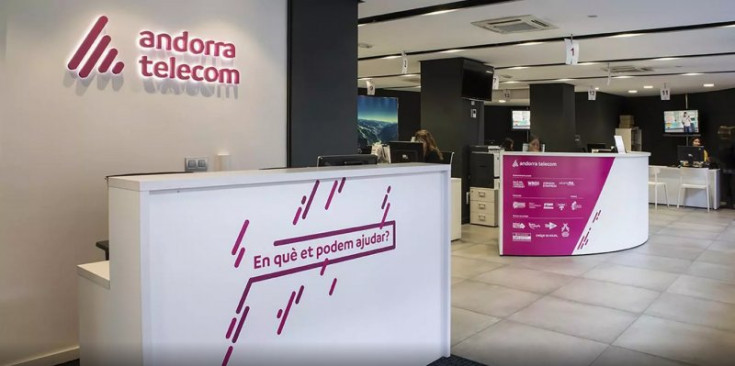 L’oficina comercial d’Andorra Telecom.