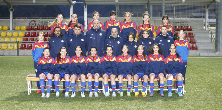 Imatge de la selecció femenina sub16.