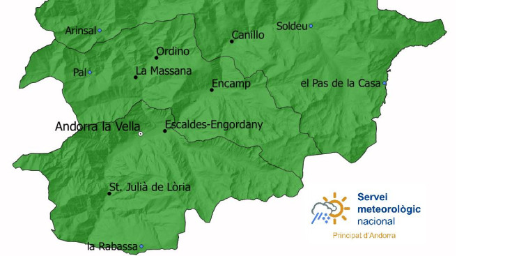 Imatge del Servei meteorològic nacional.