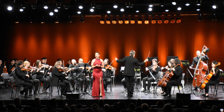 En la primera part del concert s’han interpretat obres andorranes.