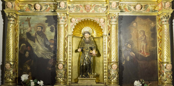 La restauració del retaule de Sant Guillem, a Ordino, es va presentar ahir.