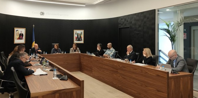 Consell del Comú d’Escaldes-Engordany celebrat ahir a la tarda.