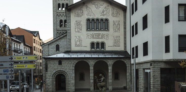 Església de Sant Pere Màrtir, a prop del lloc de l’incident.