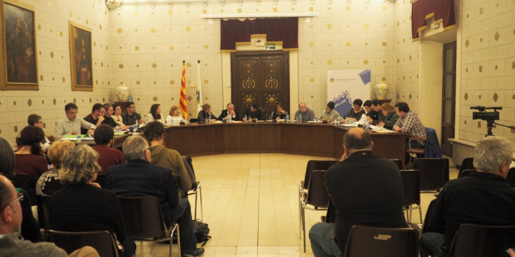 Ple municipal de la Seu d'Urgell.