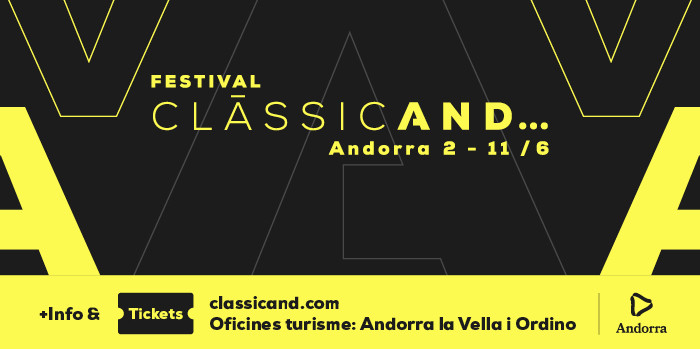 Cartell promocional del festival CLÀSSICAND 2023.