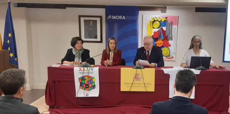 La presentació de la XXXIV Olimpíada de Matemàtiques d'aquest dilluns.