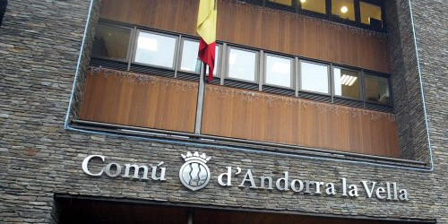 La façana del Comú d'Andorra la Vella