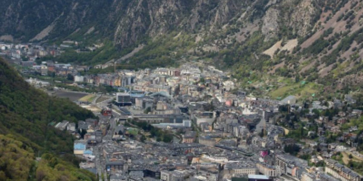 Una vista aèria d’Andorra la Vella.
