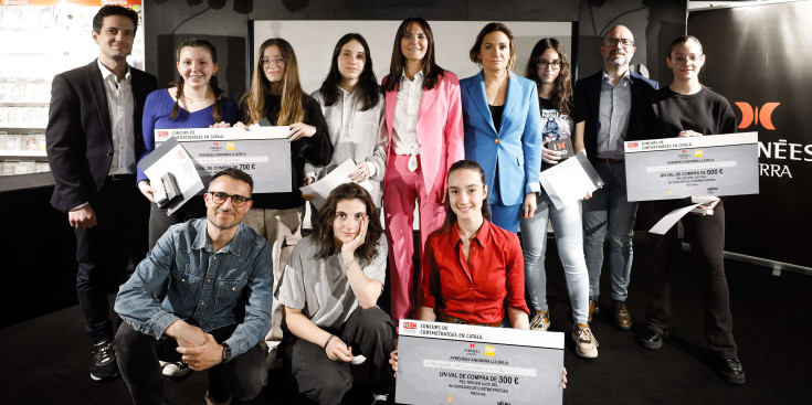 Lliurament de premis del 9è Concurs de Curtmetratges en català.