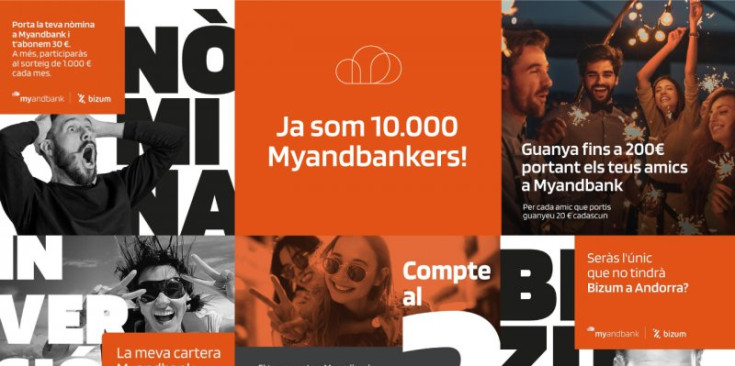 Cartell informatiu de Myandbank.