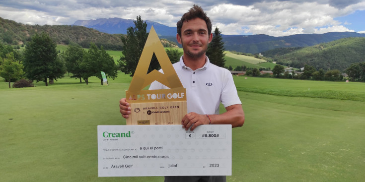 L'italià Manfred Manica, guanyador de la segona edició d'Aravell Golf Open by Creand