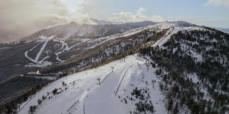 Vista aèria de l’estació de Pal Arinsal.