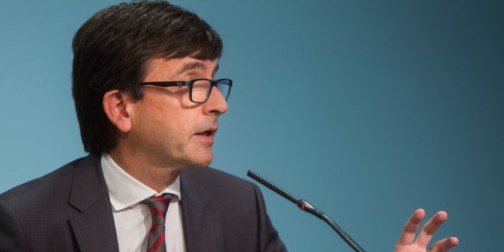 El ministre portaveu del Govern, Jordi Cinca, durant una compareixença anterior.
