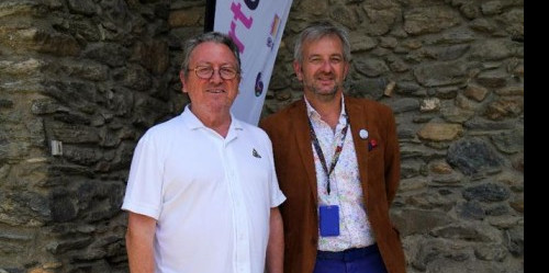 El conseller de X’Ordino, Enric Dolsa, amb Jean Michel Armengol.