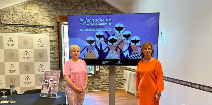 Imatge de la presentació de les segones jornades de bruixeria d’Andorra, a la Sala Segi Mas de Sant Julià de Lòria.