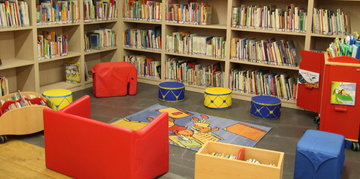L'espai infantil de la nova Biblioteca Comunal d'Escaldes-Engordany.