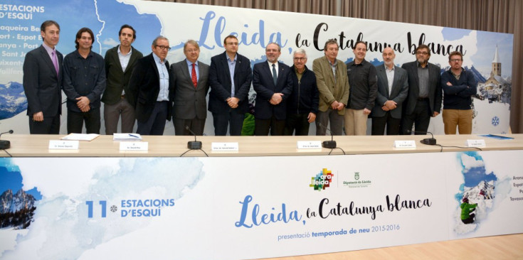 Presentació de la temporada d’esquí a la Diputació de Lleida.