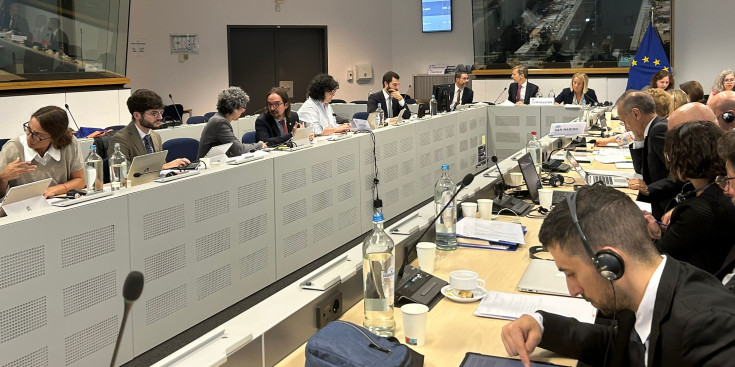 Reunió multilateral d’ahir entre Andorra, San Marino i la Unió Europea, a Brussel·les.
