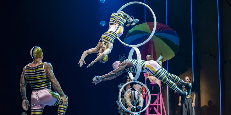 L'espectacle 'Festa' del Cirque du Soleil.