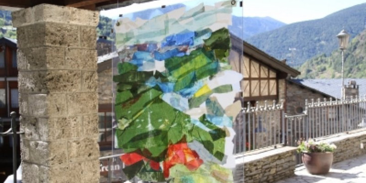 La instal·lació 'Visions + Visions 2' en el marc del festival Andorra Crea.