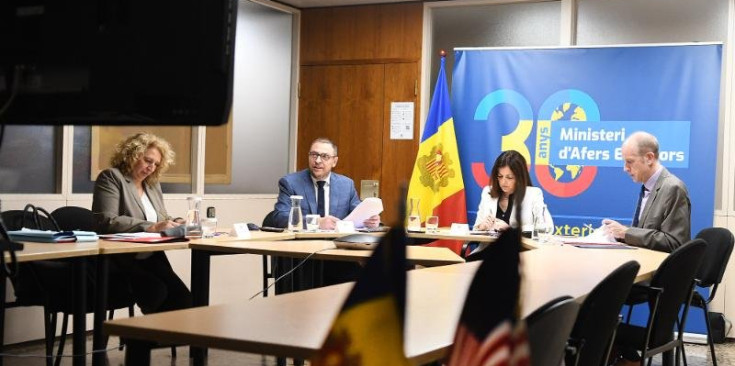 El comitè bilateral Fulbright Andorra durant la reunió anual.