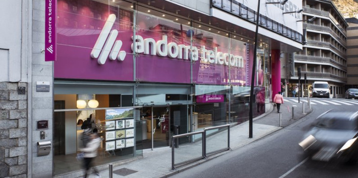 Imatge de la seu d'Andorra Telecom