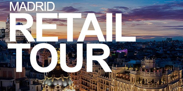 Cartell promocional del retail tour a Madrid.