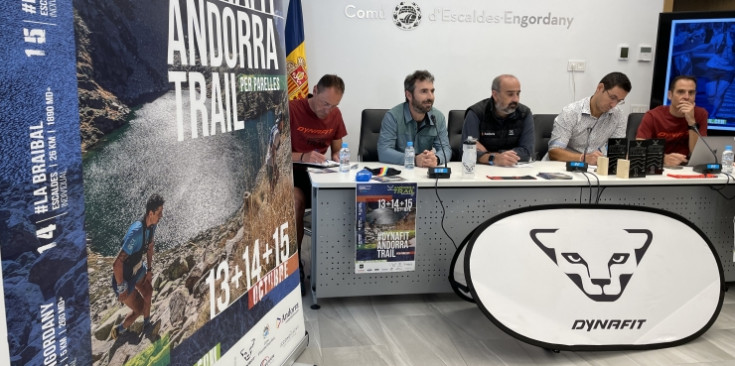 La roda de premsa de presentació de la Dynafit Andorra Trail.
