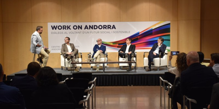 Tercera taula rodona de ‘Work On Andorra’ celebrada ahir.