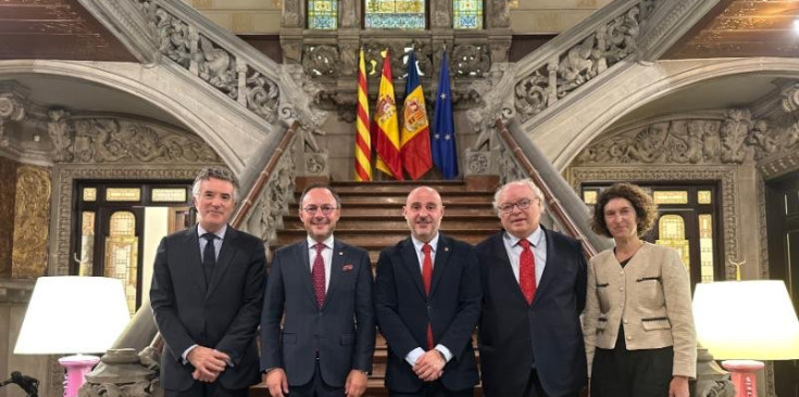 Trobada del cap de Govern amb el nou delegat del Govern espanyol.