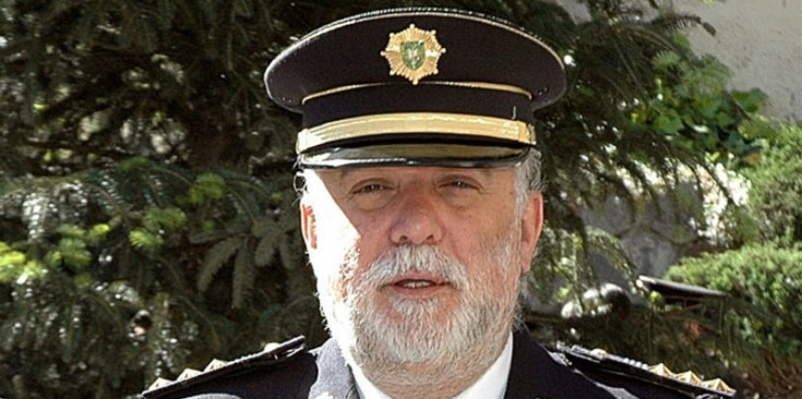 Imatge de Lluís Betriu durant la seva etapa al Cos de Policia.