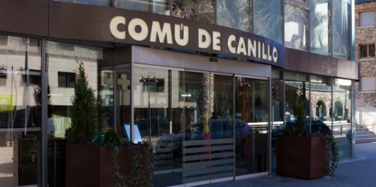 La façana del Comú de Canillo.