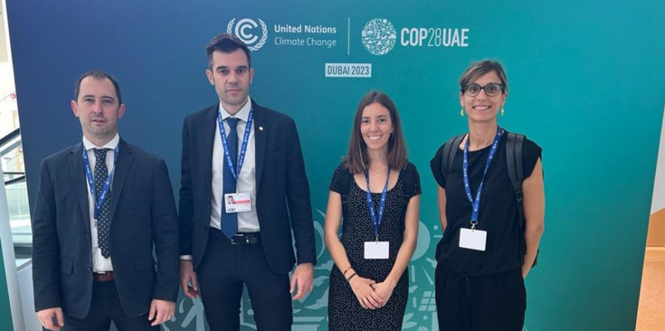 La delegació andorrana a la COP28.