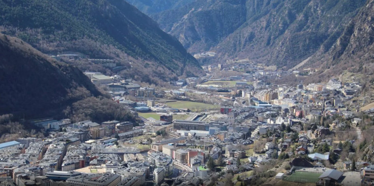 Una vista de la parròquia d’Andorra la Vella.