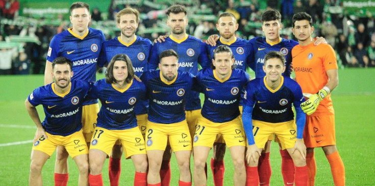 L’FC Andorra en l’últim partit.