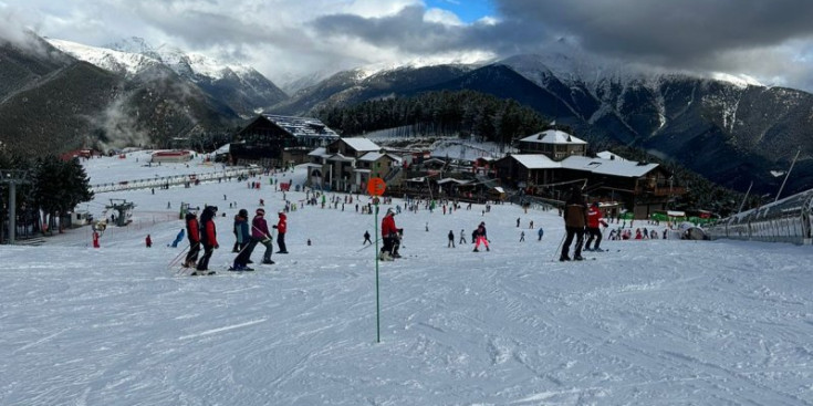 Imatge d’una pista d'esquí.