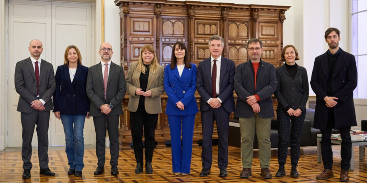 La trobada entre representants del Govern i la Generalitat de Catalunya.