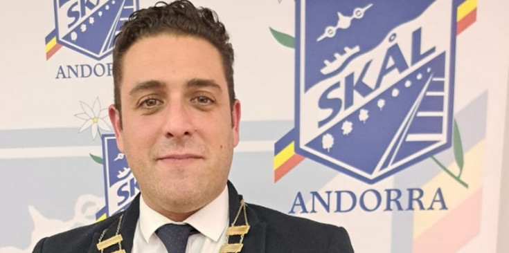 El nou president de l'Skal Club Andorra, Emili Yepes.