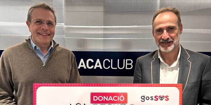 El CEO d'Univers Bomosa, Manel Garcia, i el director general d’ACA CLUB, David Fraissinet.