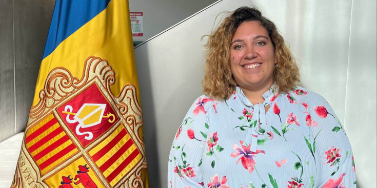 La nova presidenta del Fòrum de la Joventut d’Andorra, Lisa Cruz.