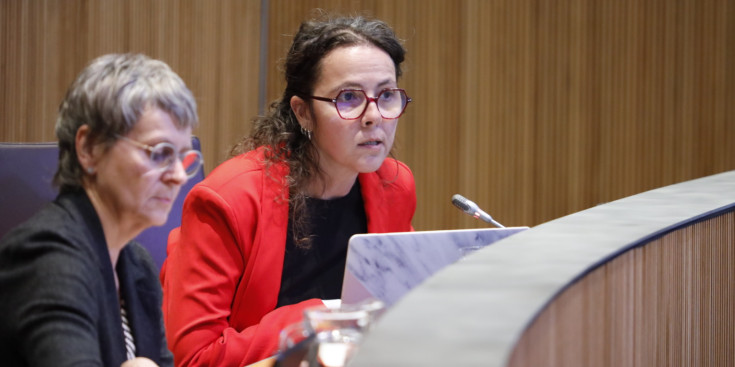 La presidenta del grup parlamentari socialdemòcrata, Judith Casal.