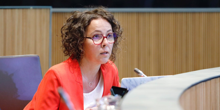 La presidenta del grup parlamentari socialdemòcrata, Judith Casal.